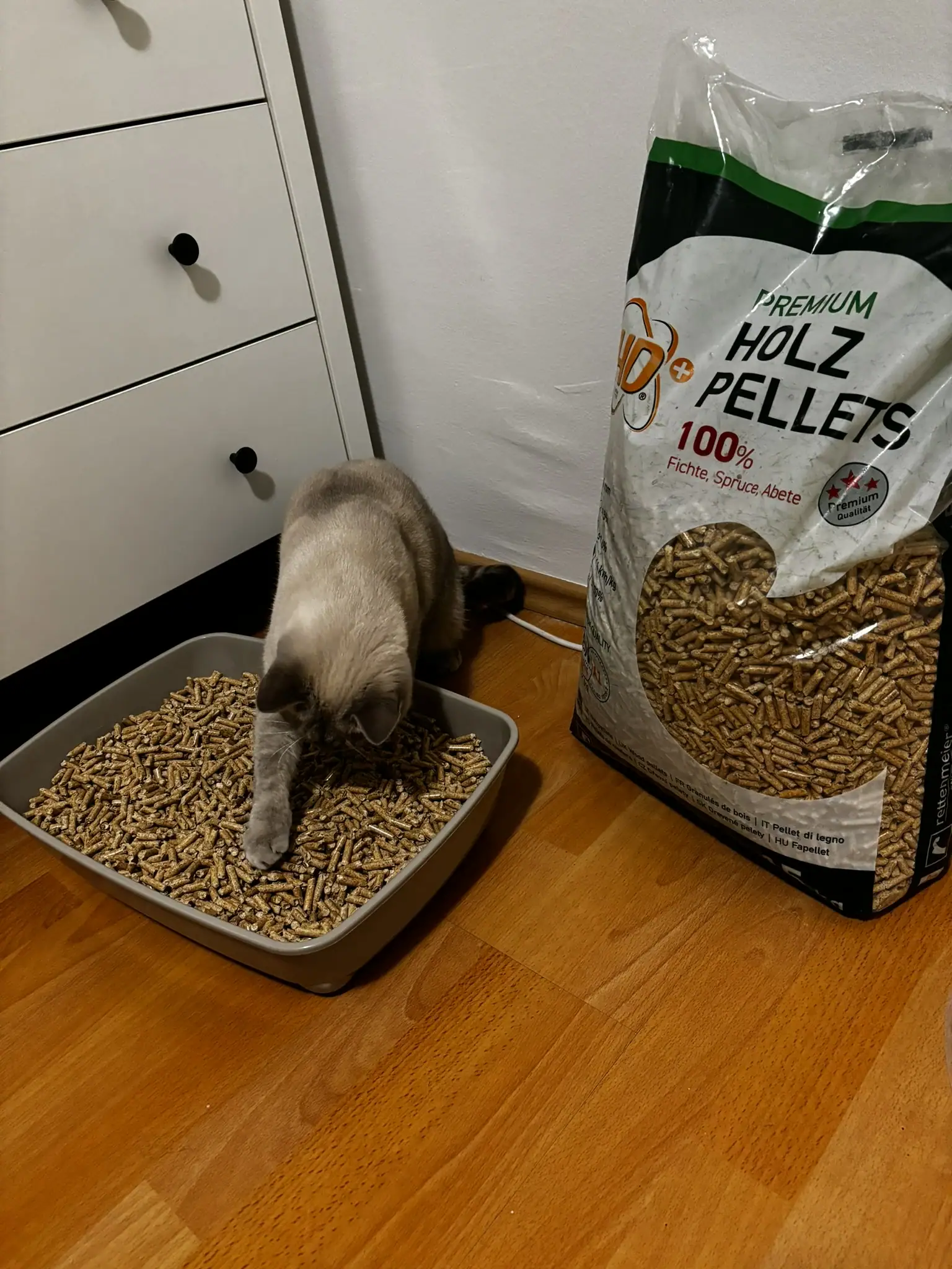 Holzpellets ENplus A1 – Fichten-Holzpellets in 15 kg Sack