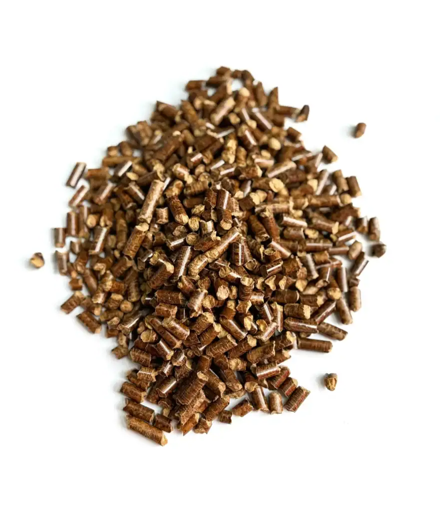 MDF-Holzpellets A2 aus Buche und Eiche – 5 mm, Qualitätsklasse A2, geeignet für industrielle Feuerungsanlagen