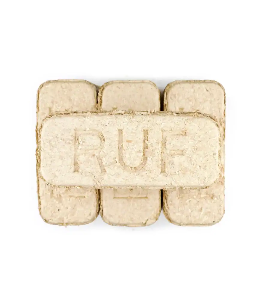 RUF Holzbriketts Buche – rechteckige Hartholzbriketts aus 100% Buchenholz, 10 kg Paket