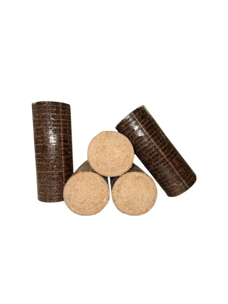 NESTRO Holzbriketts Buche – zylindrische Hartholzbriketts aus 100% Buchenholz, 10 kg Paket
